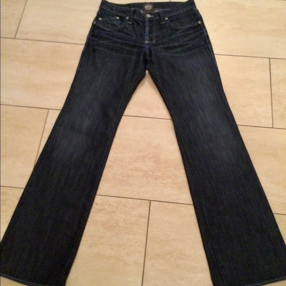 Rock & Republic Menโs Dark Indigo Bootcut Jeans